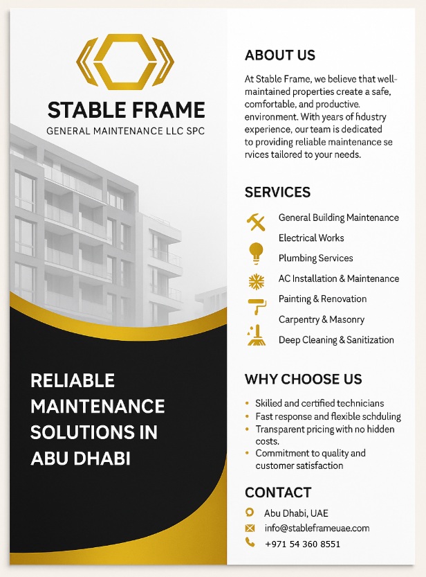 Stable Value Brochure.pdf Stable Frame General Maintenance LLC SPC